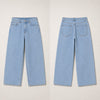Cloud wash denim jeans