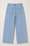 Cloud wash denim jeans
